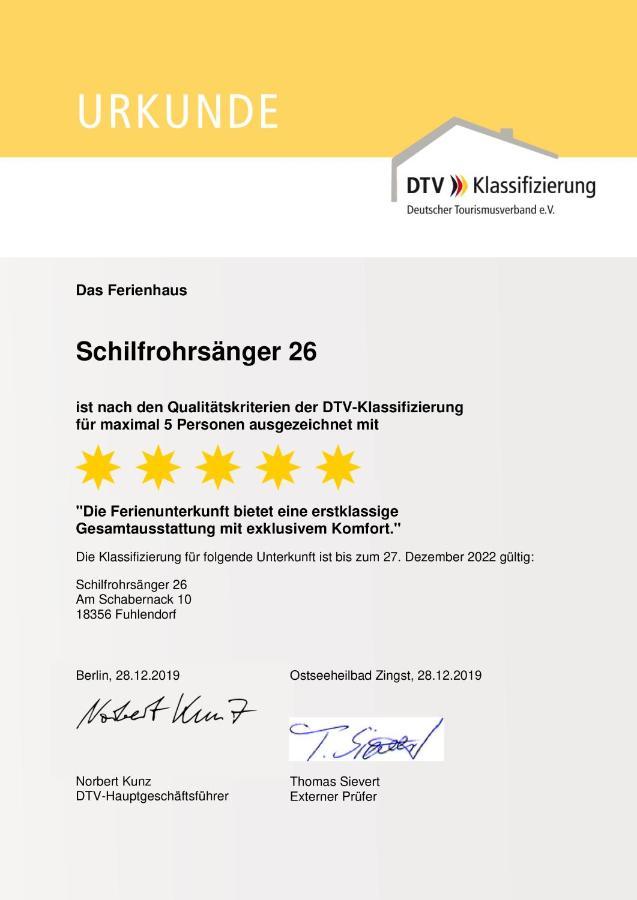 Ferienhaus Schilfrohrsaenger 26 Fuhlendorf  المظهر الخارجي الصورة